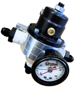 Blessed Performance Regulated Return Fuel System 2003-2007 Ford 6.0 Powerstroke - Close Gauge View