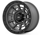 Rough Country 85 Series Wheel (Simulated Beadlock| Gunmetal Gray/Black| 17x9| 6x135| -12mm) (85170917A)-Main View
