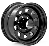 Rough Country Steel Wheel (Black| 17x9| 6x5.5| 4.25 Bore| -12) (RC51-7655)-Main View