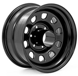 Rough Country Steel Wheel (Black| 15x8| 5.5| 3.30 Bore| -19) (RC51-5873)-Main View