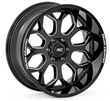 Rough Country 96 Series Wheel (One Piece| Gloss Black| 20x10| 8x180| -19mm) (96201006)-Main View