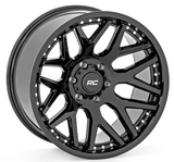 Rough Country 95 Series Wheel (One Piece| Gloss Black| 22x10| 6x5.5| -25mm) (95221012)-Main View