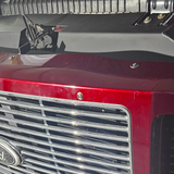 Blessed Performance HD Aluminum Air Deflector for 1999-2003 Ford 7.3L Powerstroke F250/F350/F450/F550 Front Side Close View