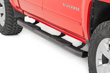 Rough Country Oval Nerf Step (Crew Cab) 2007 to 2019 Chevy/GMC 2500HD/3500HD (21001)-Main View