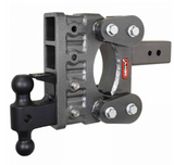 GEN Y Hitch The Boss 21K Drop Hitch W/Pintle Lock 6" Drop (Universal 3" Shank| 21,000 LB Towing Capacity) 2,400 LB Tongue Weight (GH-1824)-Main View
