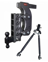 GEN Y Hitch The Boss 21K Drop Hitch W/Stabilizer 18" Drop (Universal 2.5" Shank| 21,000 LB Towing Capacity) 2,400 LB Tongue Weight (GH-1515)-Main View