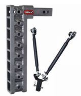 GEN Y Hitch Mega Duty 16K Drop Hitch W/ Stabilizer 17.5" Drop (Universal 2" Shank| 16,000 LB Towing Capacity) 2,000 LB Tongue Weight (GH-508)-Main View