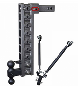 GEN Y Hitch Mega Duty 10K Drop Hitch Kit 20" Drop (Universal 2" Shank| 10,000 LB Towing Capacity) 1,500 Tongue Weight (GH-329)-Main View