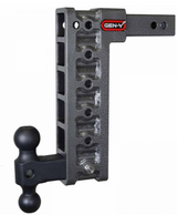 GEN Y Hitch Mega Duty 10K Drop Hitch W/Dual Ball 12.5"Drop (Universal 2" Shank| 10,000 LB Towing Capacity) 1,500 LB Tongue Weight (GH-316)-Main View