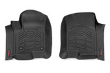  Rough Country Sure-Fit Floor Mats FRONT for 2019 to 2024 Chevy/GMC 1500/2500HD/3500HD (SM2161)