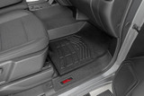  Rough Country Sure-Fit Floor Mats FRONT for 2019 to 2024 Chevy/GMC 1500/2500HD/3500HD (SM2161)
