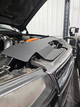 Blessed Performance HD Aluminum Air Deflector 1999-2007 Chevy/GMC 1500/2500/3500/Tahoe/Suburban - Passenger Side View