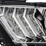 Alpharex LUXX-Series LED Projector Headlights Black FOR 2010 to 2012 Ford Mustang (880115)Other View