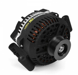XDP High Output Alternator Wrinkle Black 1994 to 1997 7.3L Powerstroke (XD357)-Main View
