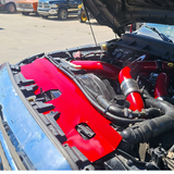 Blessed Performance HD Aluminum Air Deflector for 2011 to 2016 Ford 6.7L Powerstroke Angle Full View