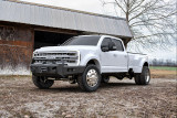Frontier Series 2023+ Ford F250/F550 Front Bumper - Bull Bar Model (FIFSW-F2555-2327F-BB)-In Use View
