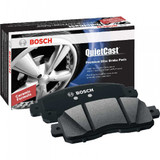 Bosch Quitecast Semi Metallic Brake Pads (Front) 2005 to 2009 F250/F350 4WD | 2010 to 2012 Ford F450 4WD (BP1069)-Main View