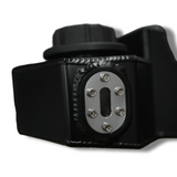 Blessed Performance HD Aluminum Coolant Tank (Degas Bottle) - 2003-2007 Ford 6.0L Powerstroke - Connector View