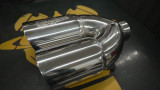 Blessed Performance "ShotGun" Dual Exit Exhaust Tip  -  Angle