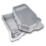 PPE Heavy Duty Cast Aluminum 10L1000 Deep Transmission Pan 2020 to 2024 6.6L L5P Duramax-Raw View