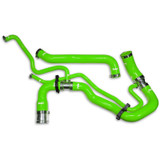PPE Silicone Upper & Lower Coolant Hose Kit 2011 to 2016 6.6L LML Duramax-Green View
