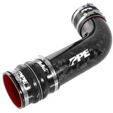 PPE Zilla Carbon Fiber Turbo Inlet Tube- Forged Carbon 2017 to 2019 6.6L L5P Duramax-Main View