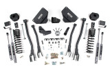 BDS Suspension 4 Inch Lift Kit w/ 4 Link 2014 to 2018 Ram 2500 w/ Rear Air Ride 4WD | Diesel-Main View