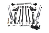 BDS Suspension 5 Inch Lift Kit w/ 4 Link 2023 to 2025 F350 DRW 4WD Gas-Main View