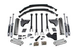 BDS Suspension 6 Inch Lift Kit w/ 4 Link 2011 to 2016 Ford F250/F350 4WD Gas-Main View