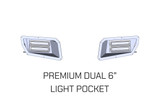 Flog Industries Demon Series Front Bumper 2005 to 2007 F250/F350-Light Pocket Option View