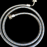 Fix Ur 6 Back Flush Hose with Intergrated 90 Degree Fitting- Braided Stainless Steel Main View