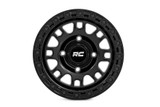 Rough Country 82 Series Wheel One-Piece | Semi Gloss Black | 14x7 | 4x156 | +10mm