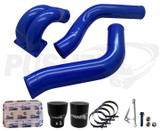 Pusher 3.5" MEGA Intake System with Passenger Side Intercooler Tube for 2013-2018 Ram Cummins - Blue