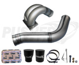 Pusher 3.5" MEGA Intake System for 2013-2018 Ram Cummins - Raw