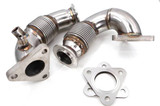 No Limit Fabrication Stainless Steel Up-Pipe Kit 2011-2026 Ford 6.7L Powerstroke - Side