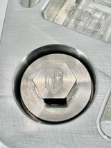 No Limit Fabrication Billet 6R140 Transmission Pan 2011-2019 Ford 6.7L Powerstroke - Drain Plug