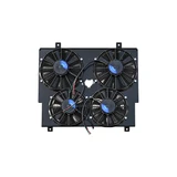 Blessed Performance Direct-Fit Quad Electric Fan Kit 1994.5-1997 Ford 7.3L Powerstroke  Transparent View