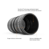 Mishimoto Factory Fit Boot Kit 2003 to 2007 6.0L Powerstroke (Passenger Side) (MIMMBK-F2D-03BK)-Side View