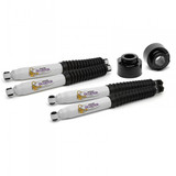 Daystar Comfort Ride 2.5" Leveling Kit with Shocks 2005 to 2019 Ford Super Duty 4WD (DYKF09049BK)-Main View