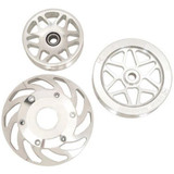 Beans Diesel Idler Fan & Power Steering Pulley Kit with .663" Bore 2003 to 2018 5.9L/6.7L Cummins (For .663" Power Steering Pump Bore)
