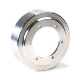 Fleece Billet Aluminum Fan Drive Pulley 2013 to 2018 5.9L/6.7L Cummins-Bare Aluminum View