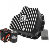 AFE Pro Series Extra Deep Engine Oil Pan 2001 to 2010 6.6L LB7/LLY/LBZ/LMM Duramax (With 6" Lift) (AFE46-70332)-Main View