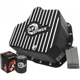 AFE PRO SERIES EXTRA DEEP ENGINE OIL PAN 2011-2016 GM 6.6L DURAMAX (WITH 6" LIFT) (AFE46-70342)-Main View