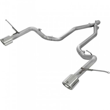 AFE Mach Force XP 2.5" DPF Back Exhaust w/o Resonators 2014 to 2016 Jeep Grand Cherokee 3.0L Ecodiesel (AFE49-46235)-Main View
