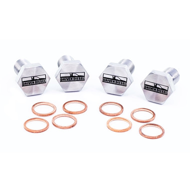 Driven Diesel High Flow Banjo Bolt Kit (2 Piece) for 2003 to 2007 6.0L Powerstroke - Main View