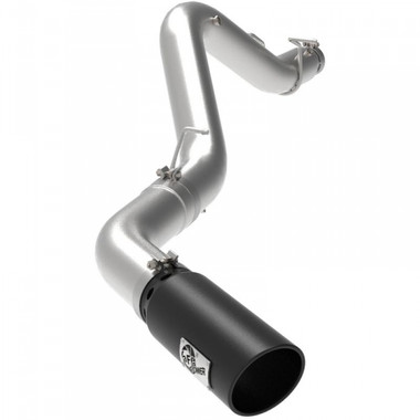 AFE LARGE BORE HD 5" FILTER-BACK EXHAUST SYSTEM - Main Black View