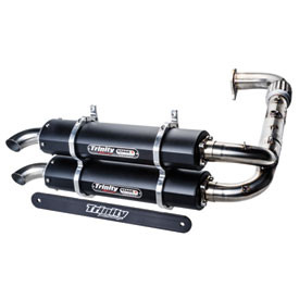 Trinity Racing Stage 5 Dual Exhaust System - 2018 POLARIS RZR XP 4 Turbo EPS - Black View