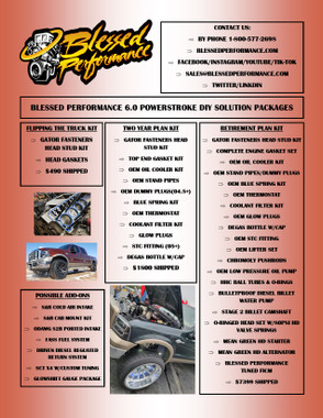 Blessed Performance 6.0 Powerstroke Complete Solutions Package 2003-2007 Ford 6.0 Powerstroke