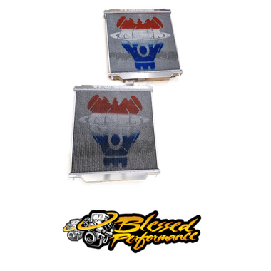Blessed Performance Aluminum 3-Core Radiator 2003-2007 Ford 6.0L Powerstroke - Main View