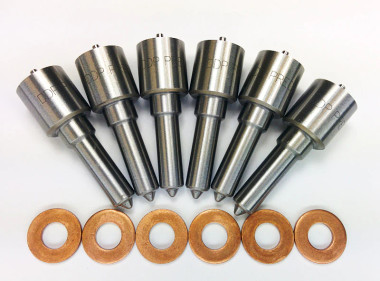  DDP INJECTOR NOZZLE SET STAGE 1 for 1998.5 to 2002 Dodge 5.9L Cummins (DDP.NOZ-I9802-1) MAIN VIEW